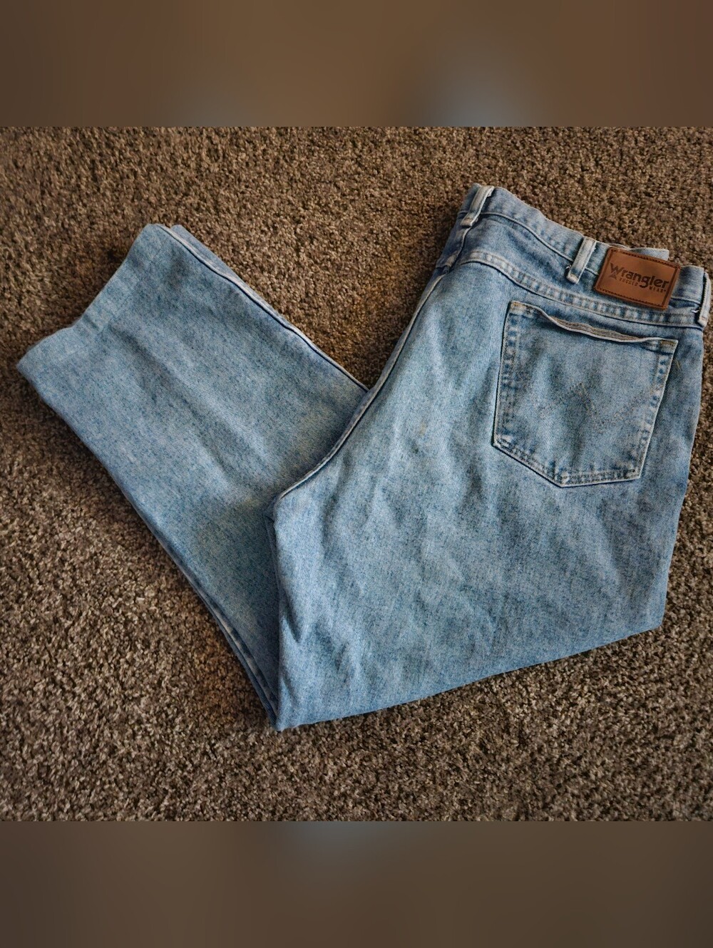 Wrangler Rugged Wear Jeans Mens Tag Size 42x30